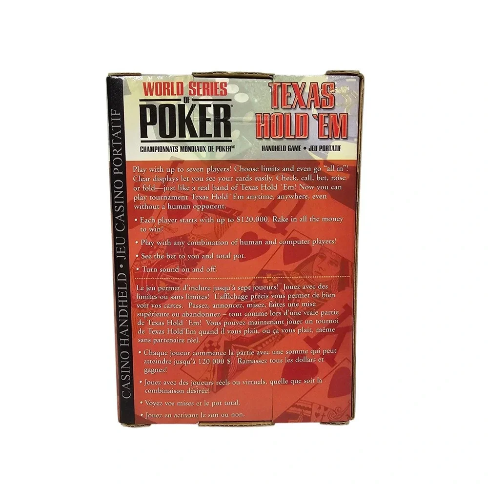 World Series of Poker‎ Electronic Texas Hold 'em Poker Handheld By Excalibur